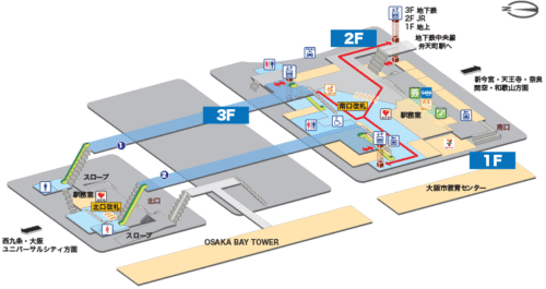 JR弁天町駅の地図